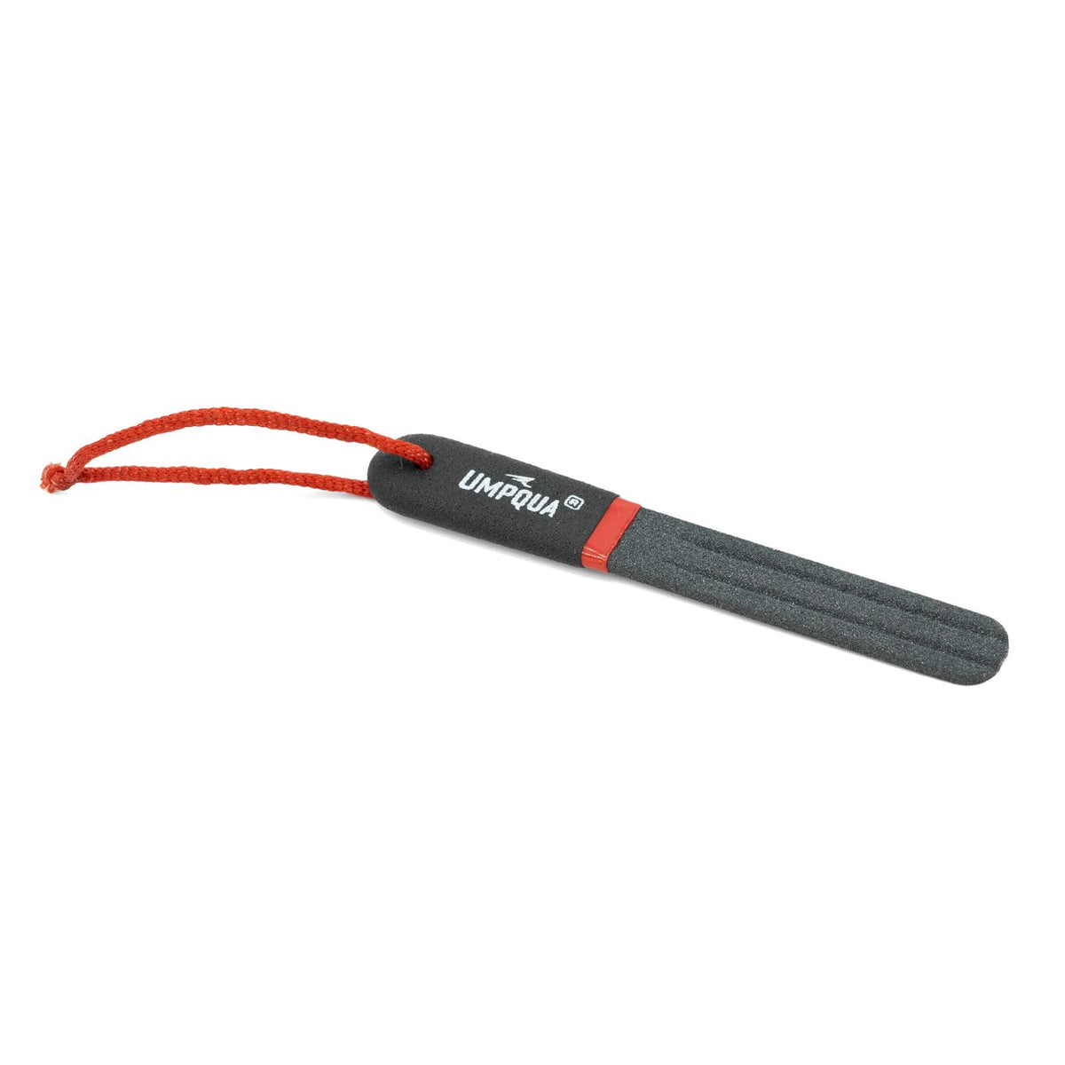 Umpqua Rivergrip Hook File Black with dual grooves for precise hook point sharpening