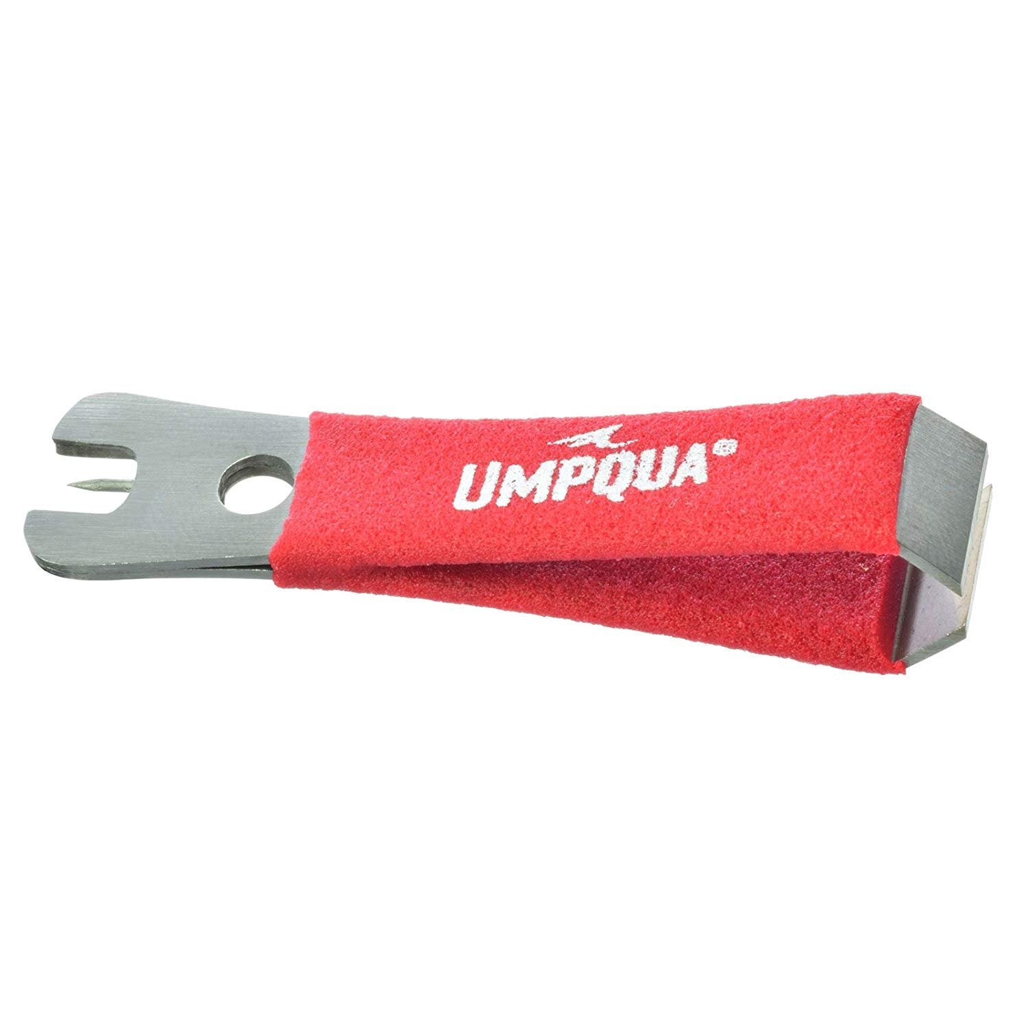 Umpqua Rivergrip Nipper Red with cutting-edge blade for precise on-water cuts