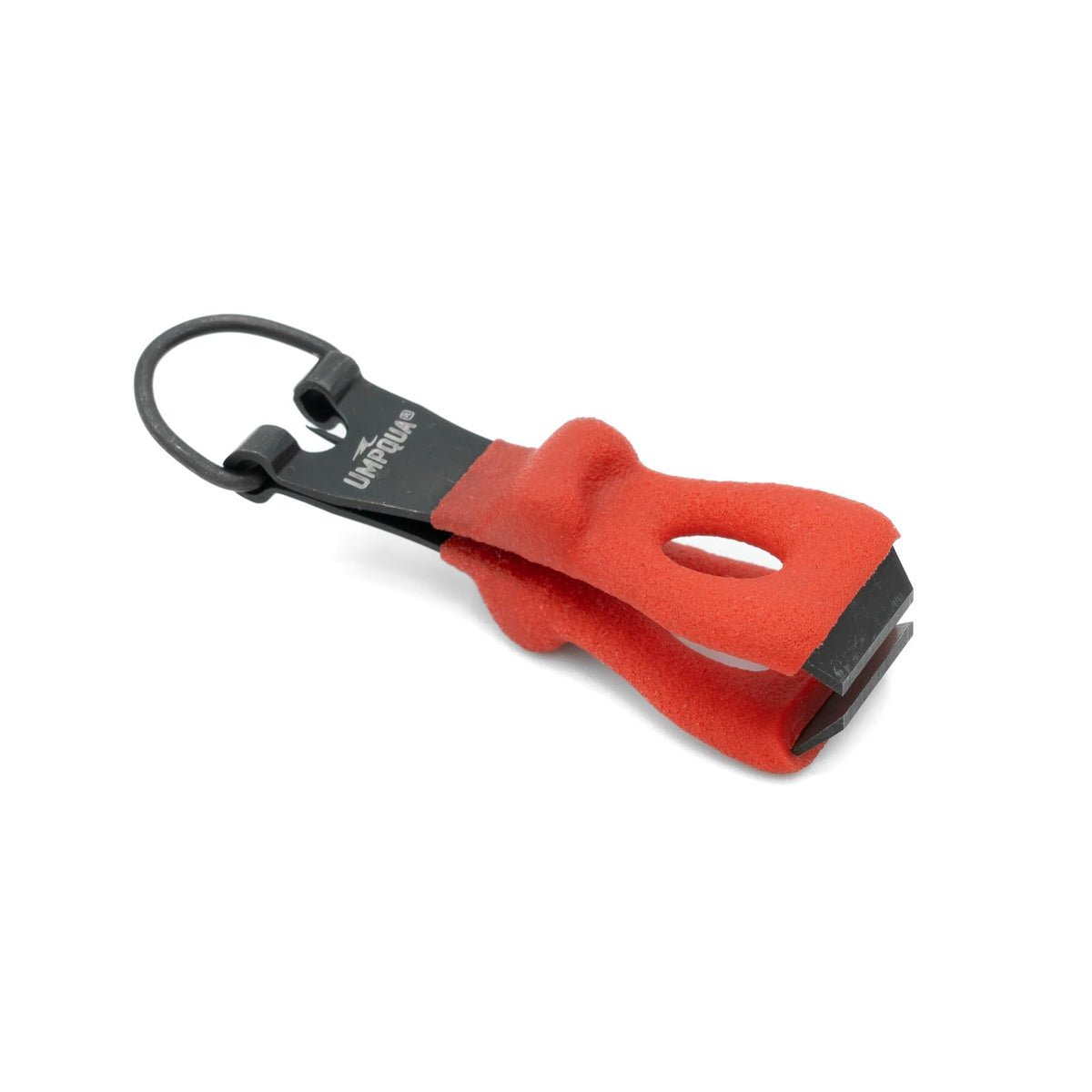 Umpqua Rivergrip PS Nipper TC Red for precise tippet cutting on the river with durable tungsten carbide