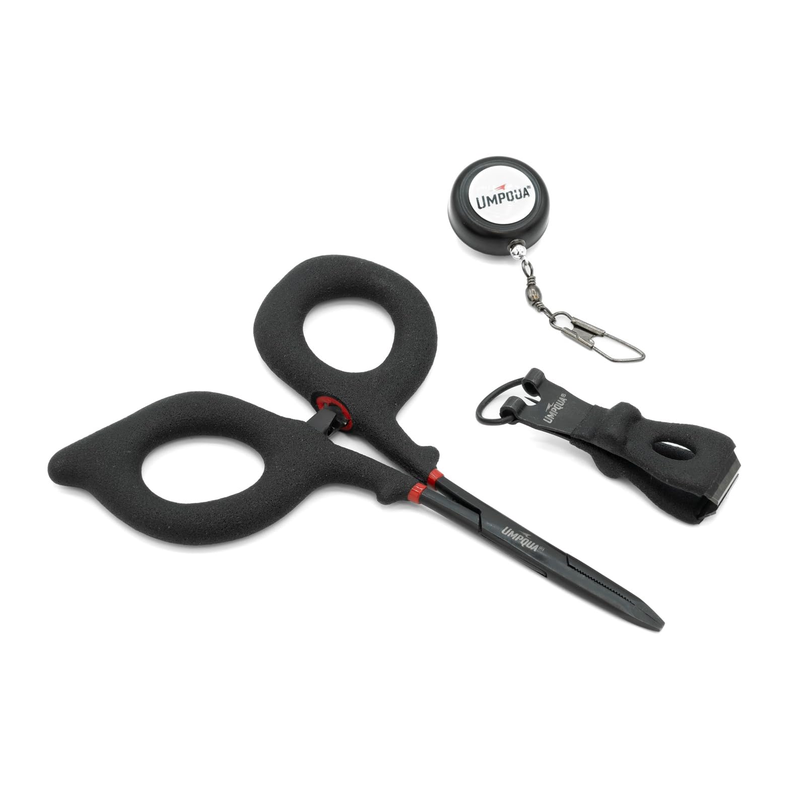 Umpqua Rivergrip PS Zinger Nipper Forceps Combo Black with Retractor