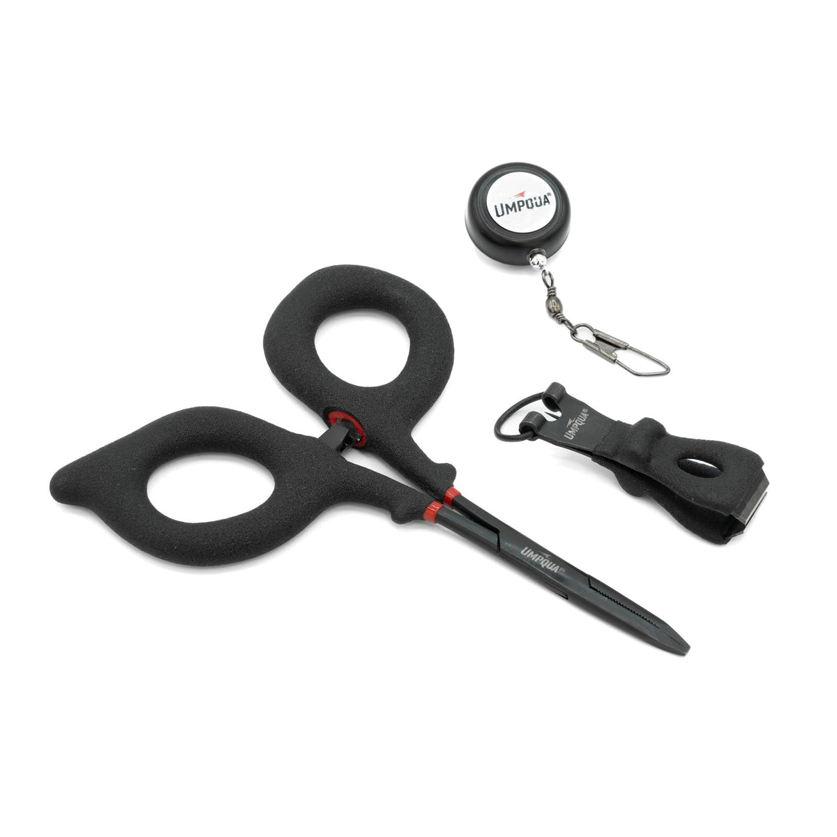 Umpqua Rivergrip PS Zinger Nipper Forceps Combo Black with Retractor