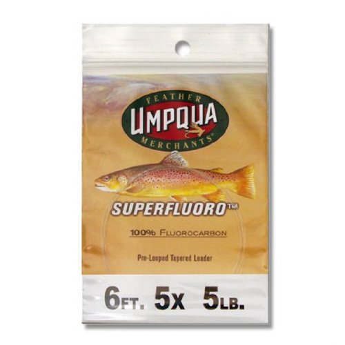 Umpqua SuperFluoro LDR 9ft 3X soft-supple material enhances drift and sinking subtly.