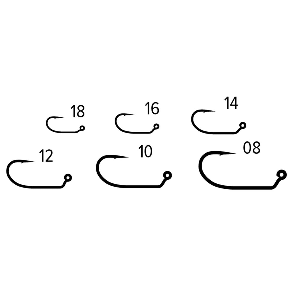 Umpqua TMC 413J bronze finish hook provides durable performance.