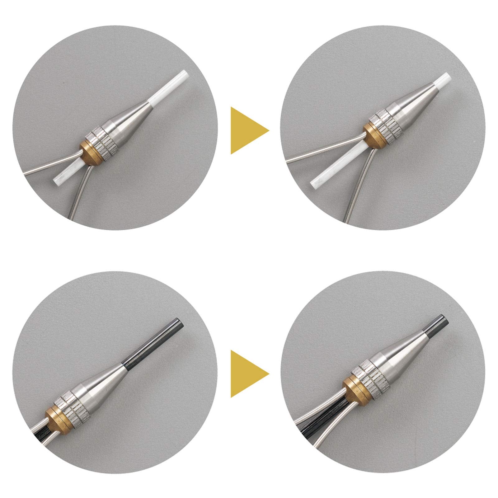 Umpqua TMC bobbin protects fine threads during use.