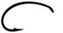 Umpqua TMC 2487 hook, bronze, down-eye, ideal for shrimp and caddis emergers