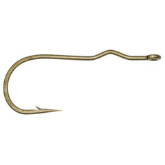 Umpqua U-Series U504 fly-tying hook size 10, ideal for surface popper patterns and versatile tying uses