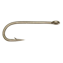 Umpqua U003 dry fly hook with straight eye and standard wire for reliable penetration and de-barbing.