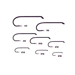 Umpqua U103 50-pack close-up showing strong wire and down-eye geometry for tying nymphs and streamers
