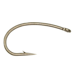 Umpqua U201 curved hook: precise tying and reliable penetration for nimble dries.
