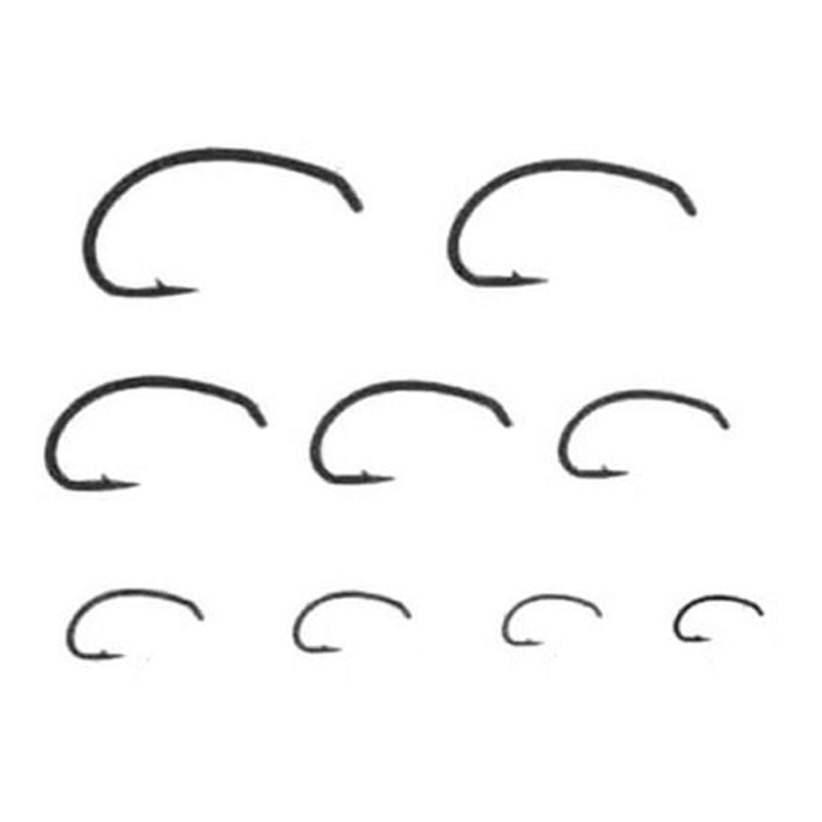 Umpqua U202 hook with 1X short and 1X strong wire for reliable ties