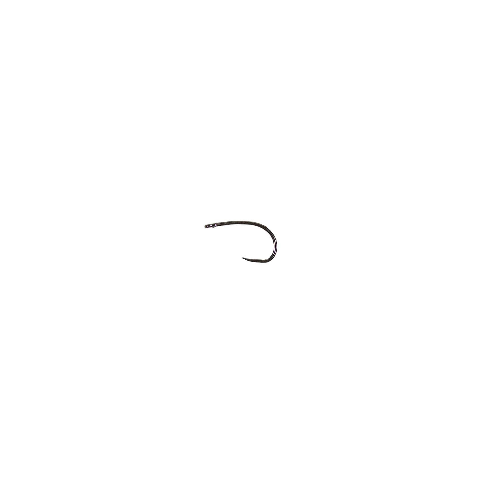 Umpqua UC625BL-BN curved barbless competition hook for shrimp and caddis patterns, optimized for quick, clean hook sets