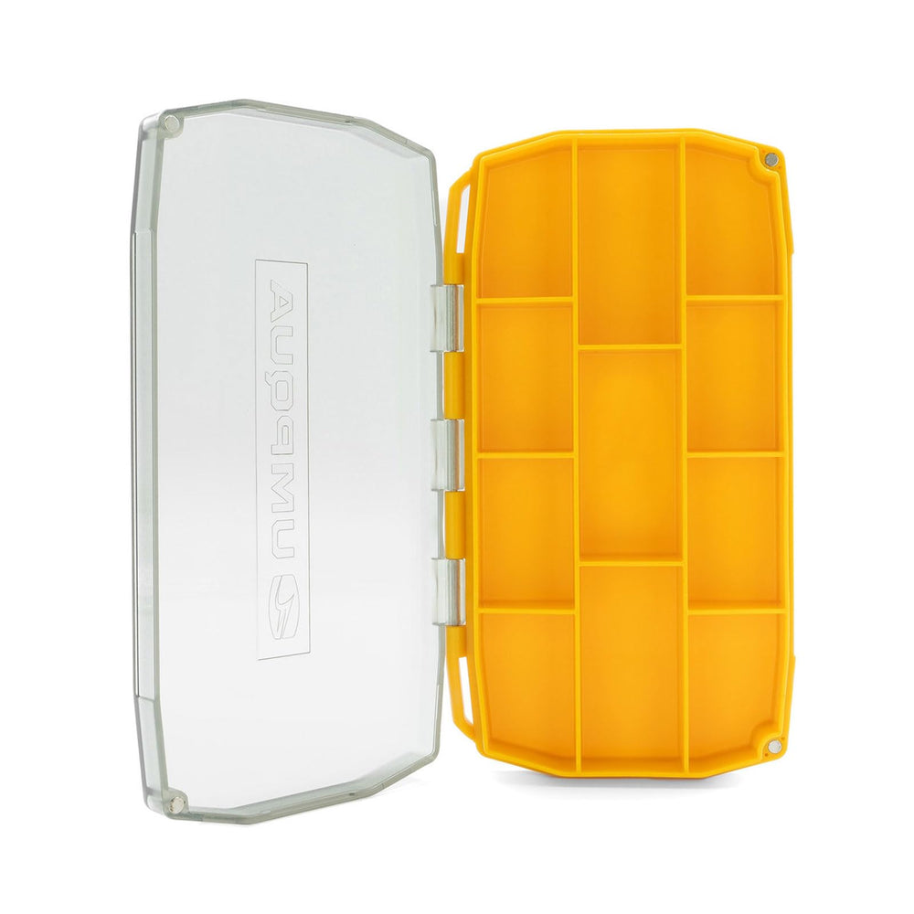 Umpqua UPG Compartment Box Gold lid for quick fly selection on the water