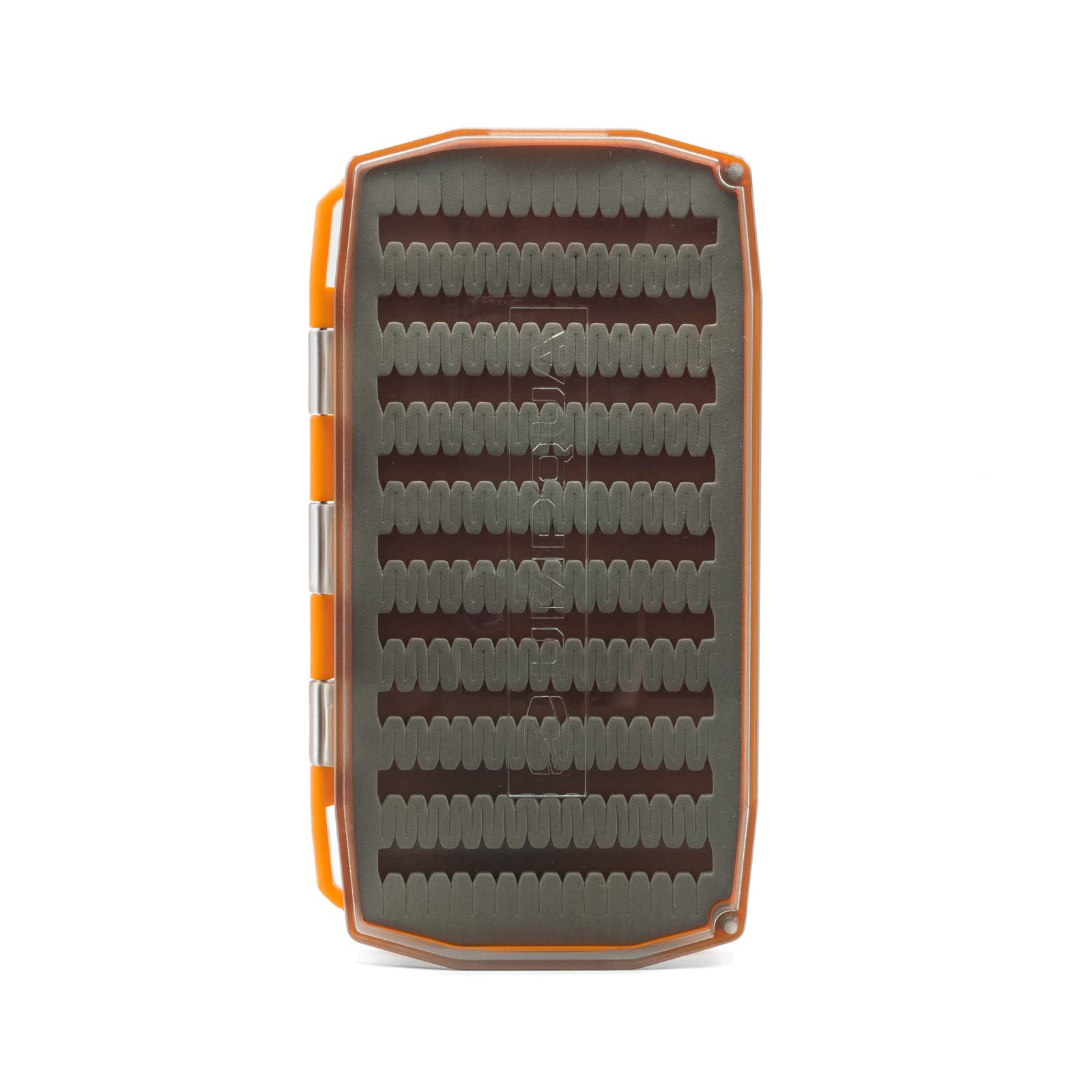 Umpqua UPG Foam Essential Large fly box front view shows slim profile and durable shell