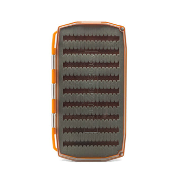 Umpqua UPG Foam Essential Large fly box front view shows slim profile and durable shell