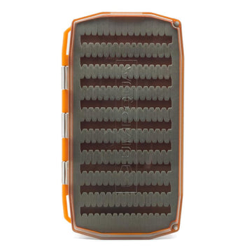 Umpqua UPG Foam Essential Large fly box inner compartment highlights FlyTrap and organized storage