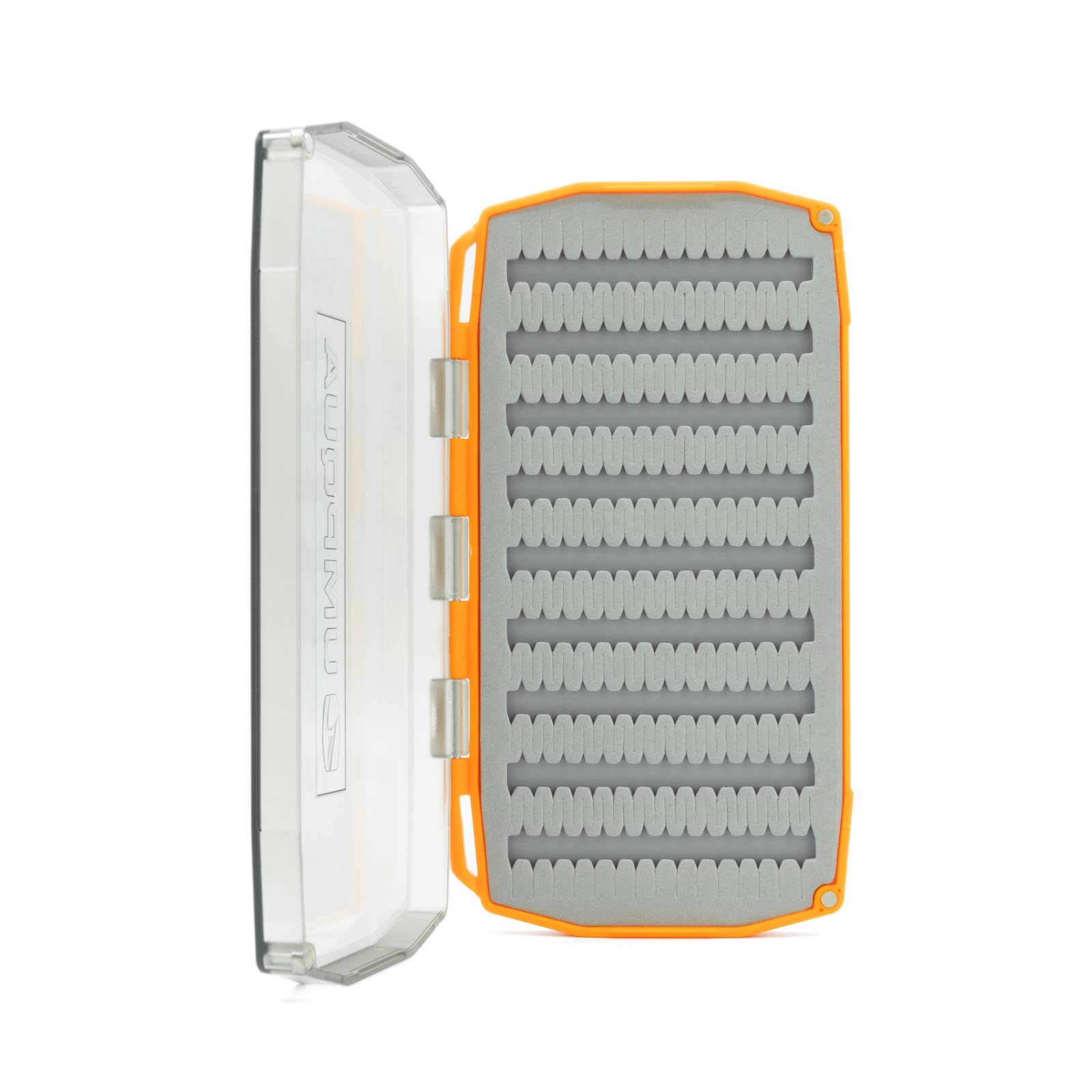 Umpqua UPG Foam Essential Large fly box open for quick loading and easy fly access