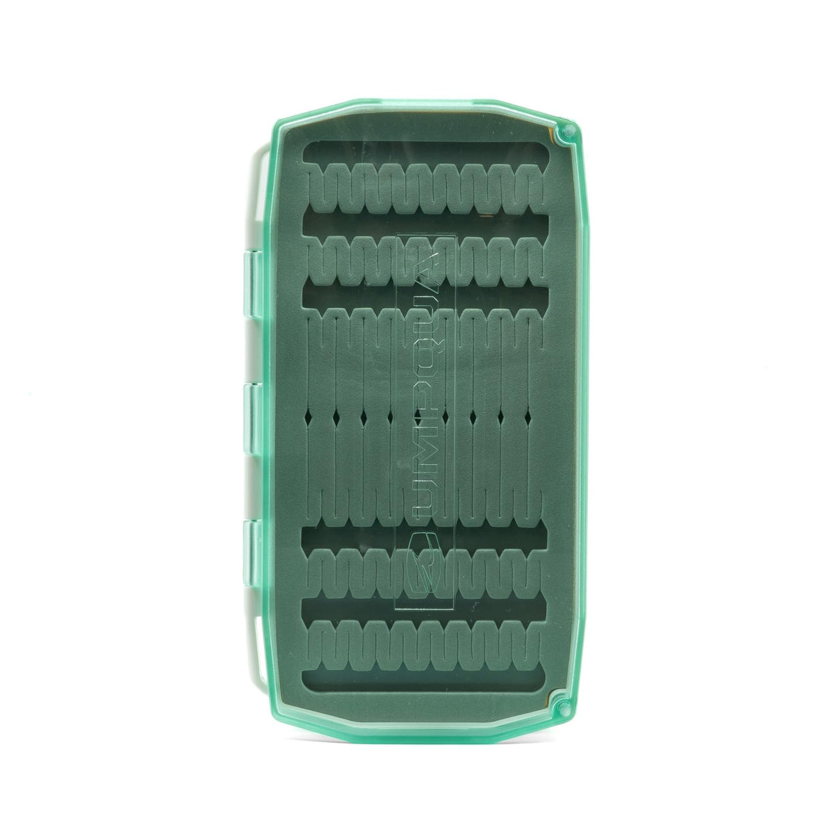Umpqua UPG Foam Flats Aqua Large Fly Box - front view