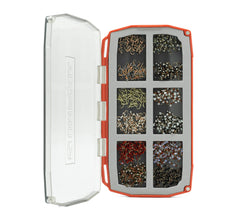 Deep foam dividers inside for dry flies in Umpqua Magneto Red