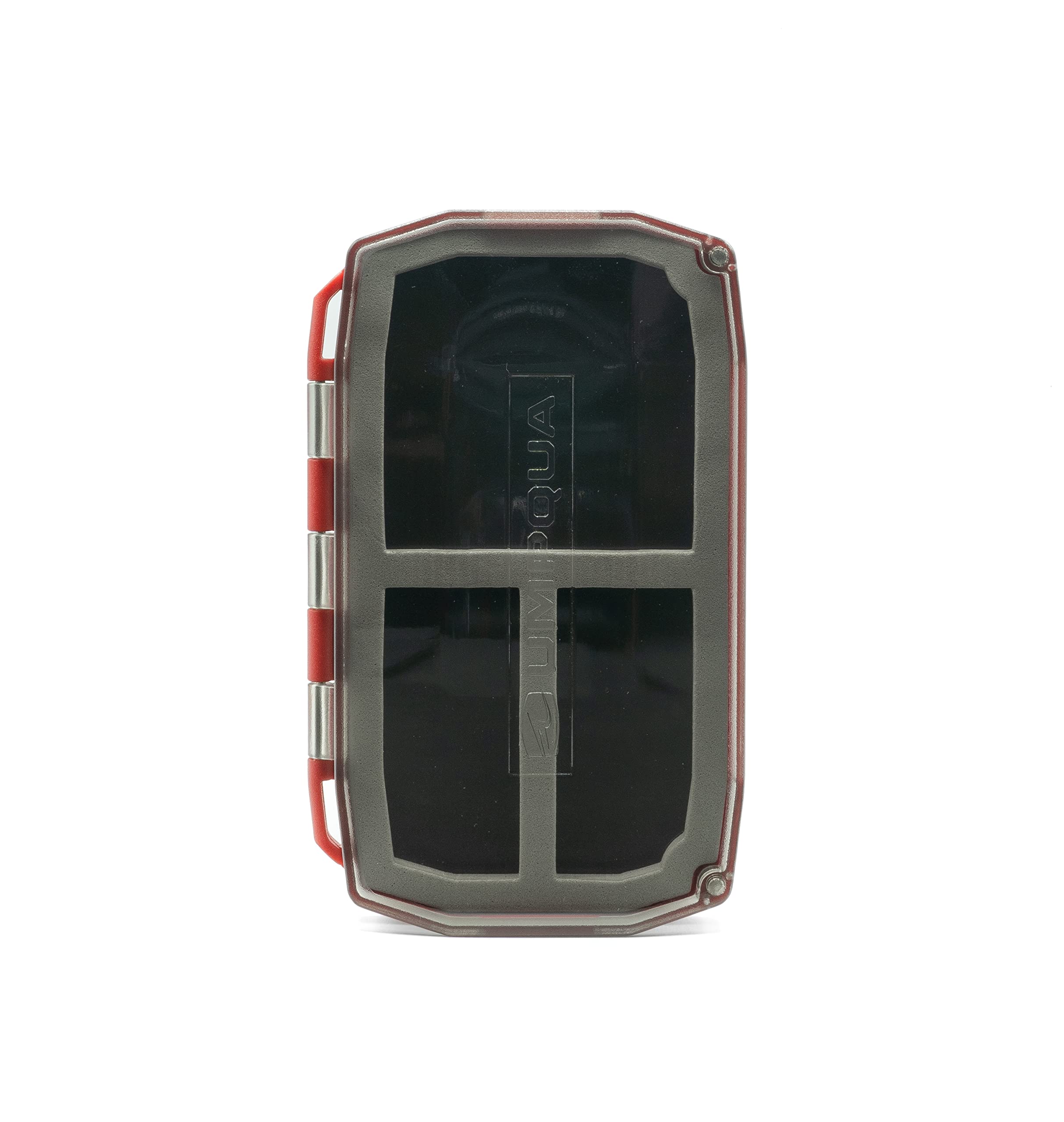 Umpqua UPG Foam Magneto Red Fly Box interior foam detail aids quick fly access