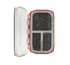 Umpqua UPG Foam Magneto Red Fly Box side profile highlights slim, durable shell