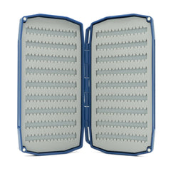 UMPQUA UPG Silicone Dual Essential Fly Box blue, double-sided design