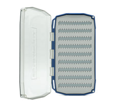 UMPQUA UPG Silicone Essential Fly Box angled-entry view for fast loads