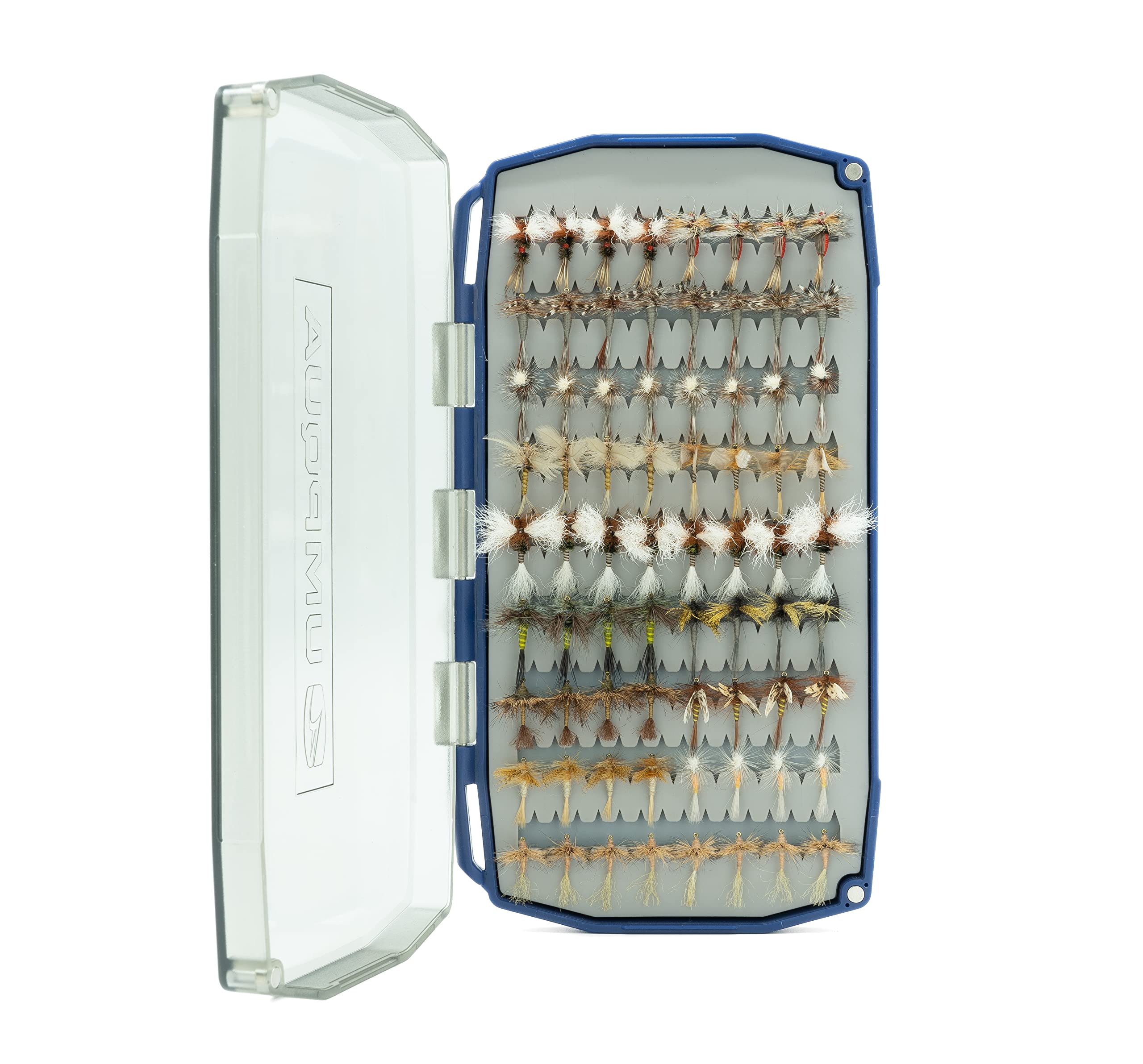 UMPQUA UPG Silicone Essential Fly Box silicone grip keeps flies in place