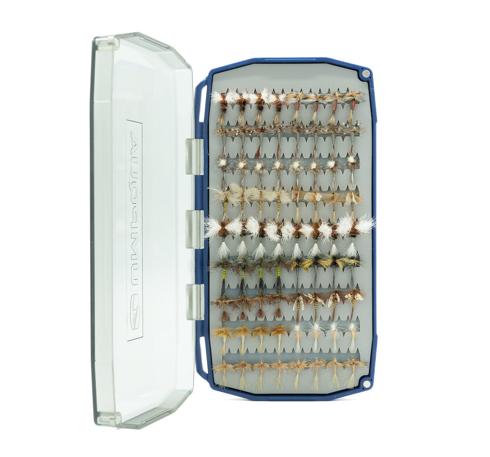 UMPQUA UPG Silicone Essential Fly Box silicone grip keeps flies in place