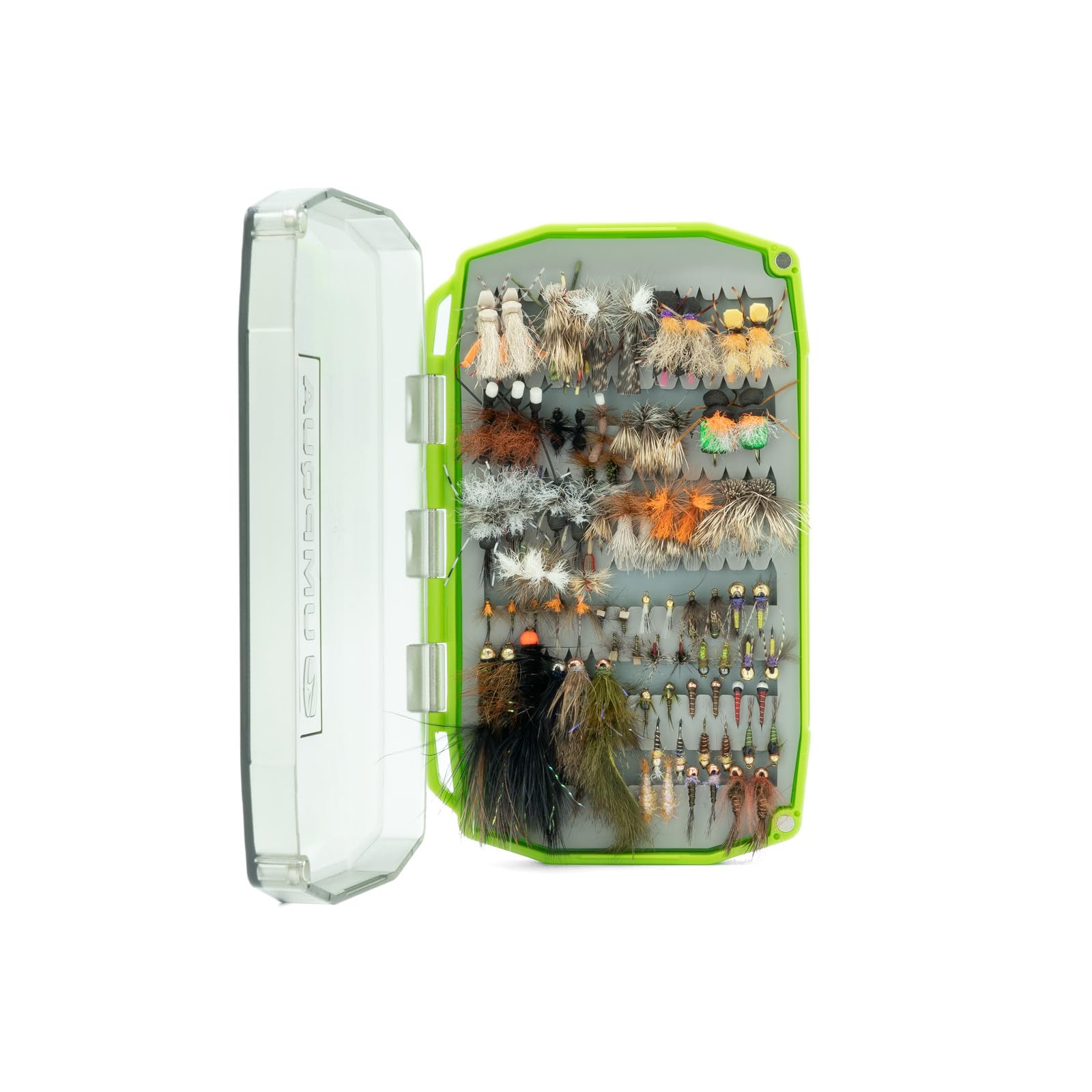 Angled fly entry points and compact, lightweight design