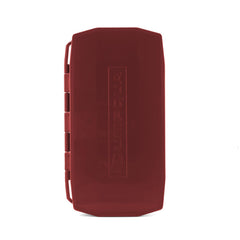 UMPQUA UPG Silicone Weekender Fly Box Claret open to show dual-sided storage