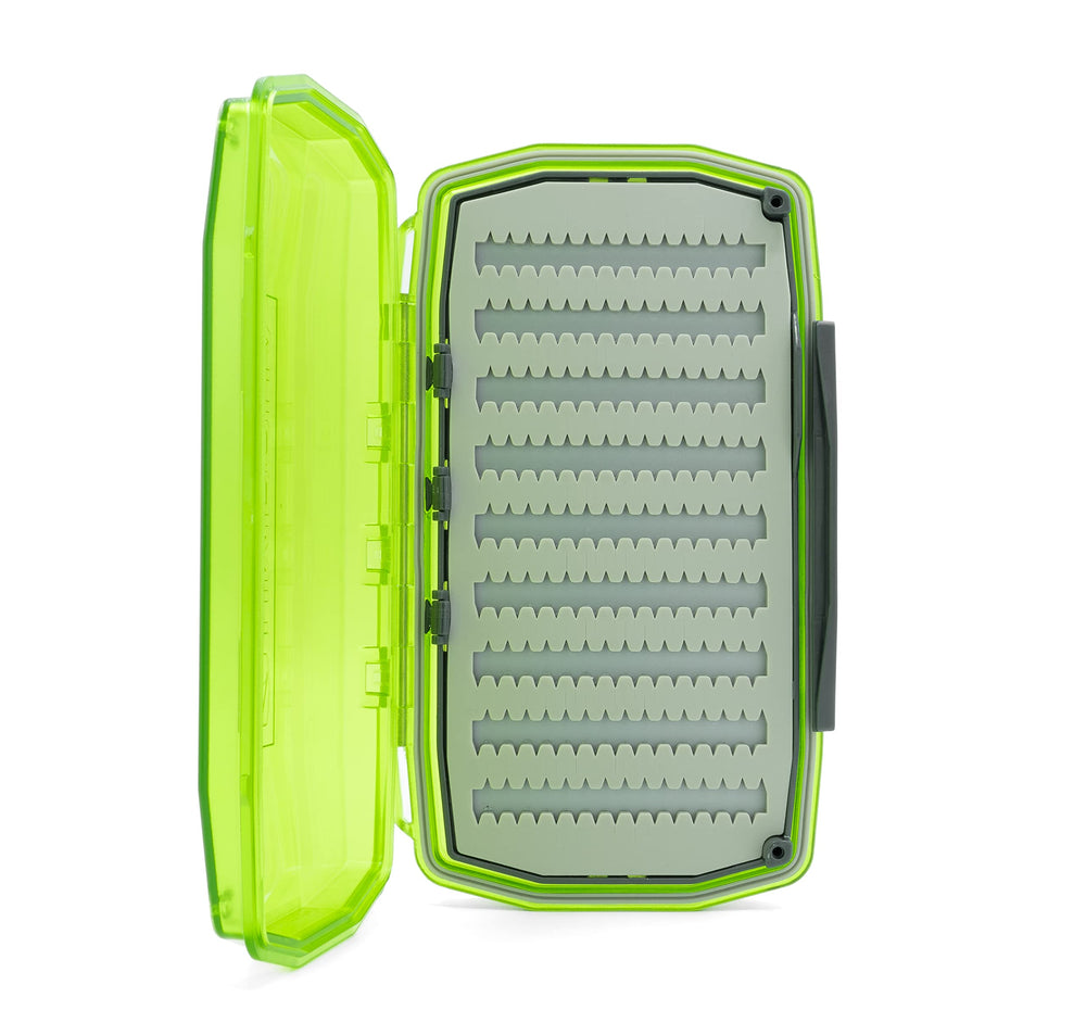 Blue UMPQUA UPG Silicone WP Essential Large Fly Box with see-through lid