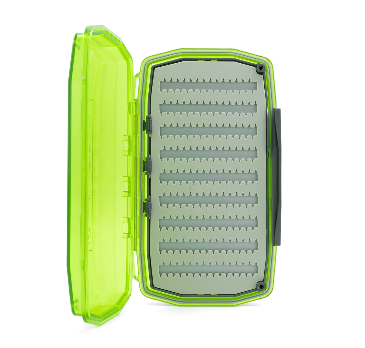 Blue UMPQUA UPG Silicone WP Essential Large Fly Box with see-through lid