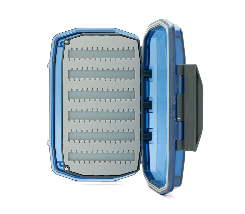 Umpqua UPG Silicone WP Essential Medium Fly Box deep gutters preserve hackled flies during travel.