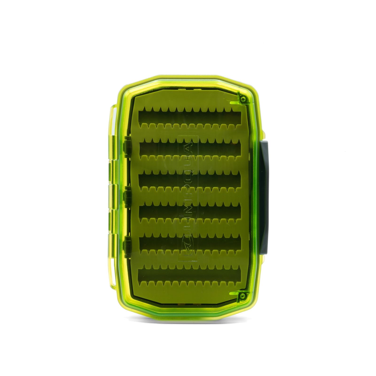 UMPQUA UPG Silicone WP Essential Medium Fly Box in Hot Green, waterproof and dustproof