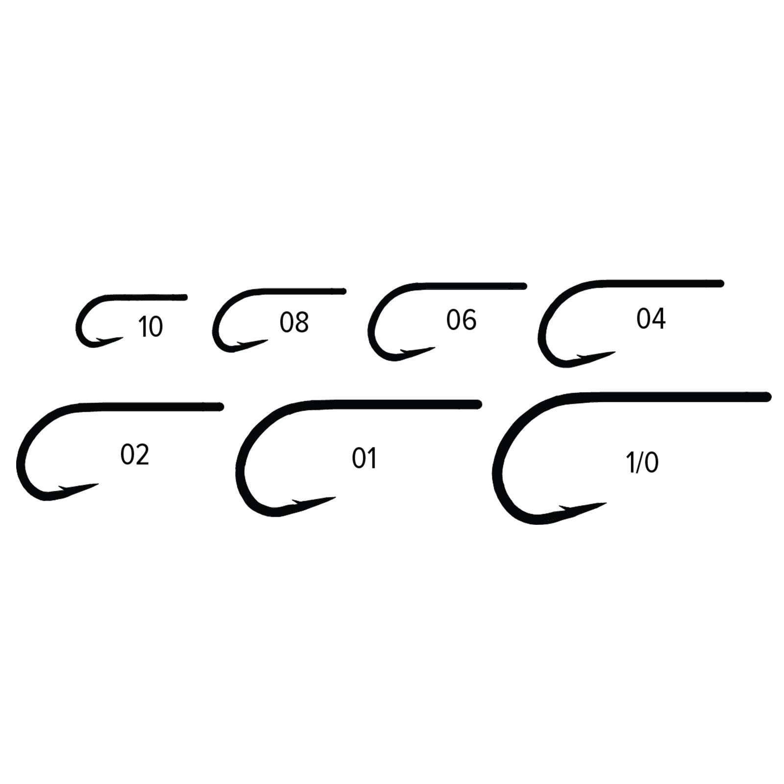 Umpqua XS420 BN5X flats hook showing needle point and corrosion-resistant finish