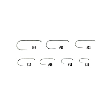 Umpqua XC110 black nickel finish fly tying hook suitable for durable, low-glare presentations