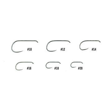 Umpqua XC120 wide gape, upturned-point hook ideal for strong holds on nymph patterns.