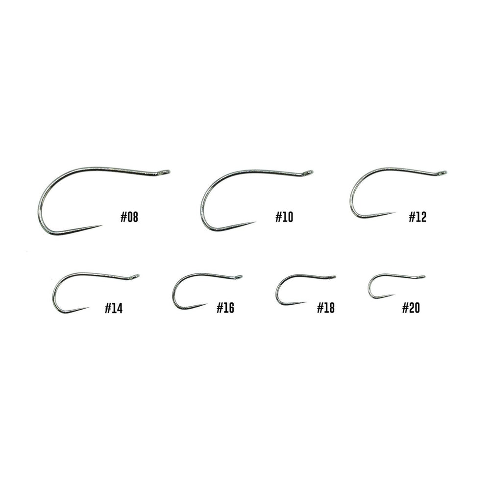 Umpqua XC240 barbless-point hook for easier release and stealthy presentation.