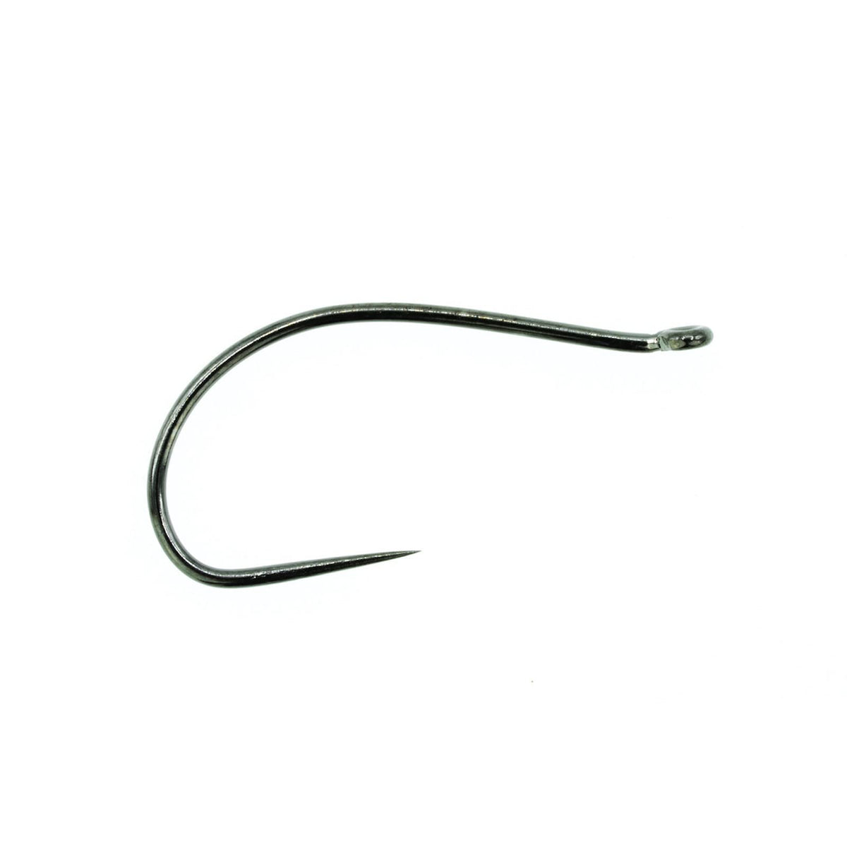 Umpqua XC240 curved-shank hook for versatile stonefly and nymph patterns.