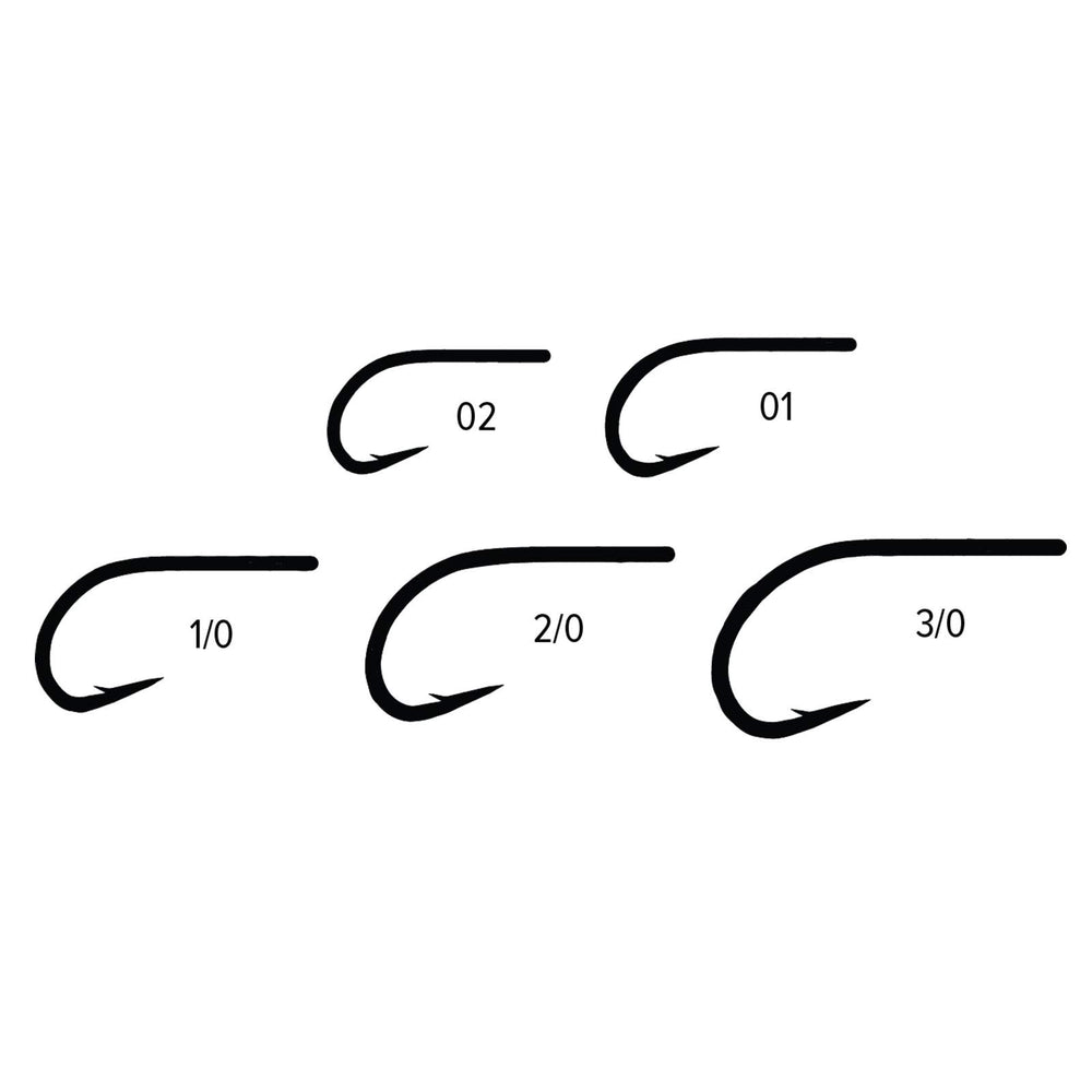 Umpqua XS415H BN5X tarpon hook in use showing wide gap and micro-barb for secure hookup.