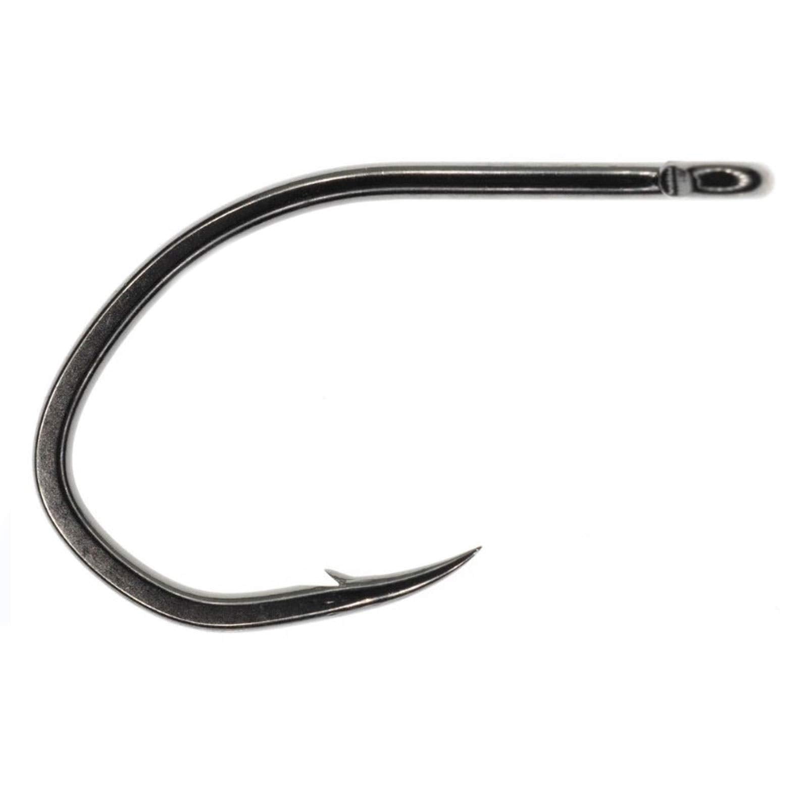 Umpqua XS425 baitfish stinger hook, front view for secure minnow patterns.