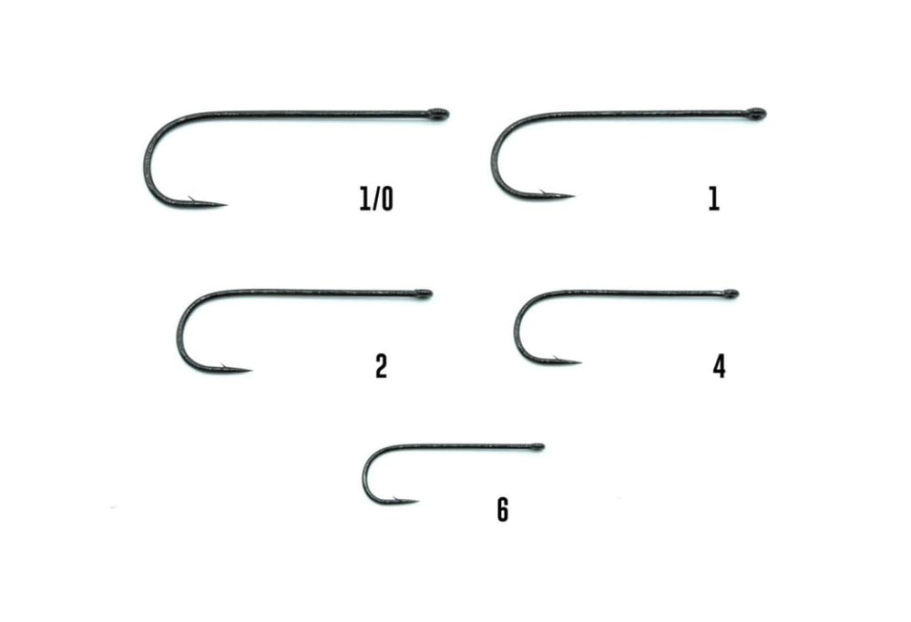 Umpqua XT350 hooks straight eye Aberdeen bend for versatile streamer setups.