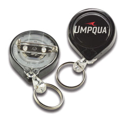 Umpqua Zinger Pin-On keeps essential tools at hand for quick fly changes.