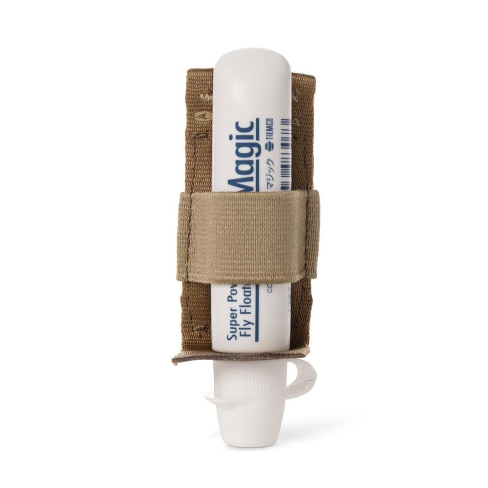 Umpqua ZS2 Gel/Floatant Holder with Magic attached to a MOLLE patch