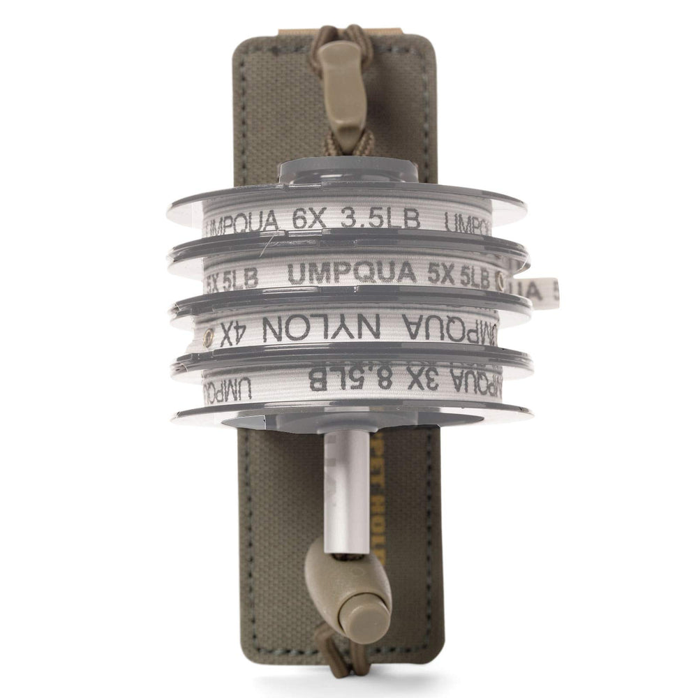 Umpqua ZS2 Tippet Holder Olive - product close-up