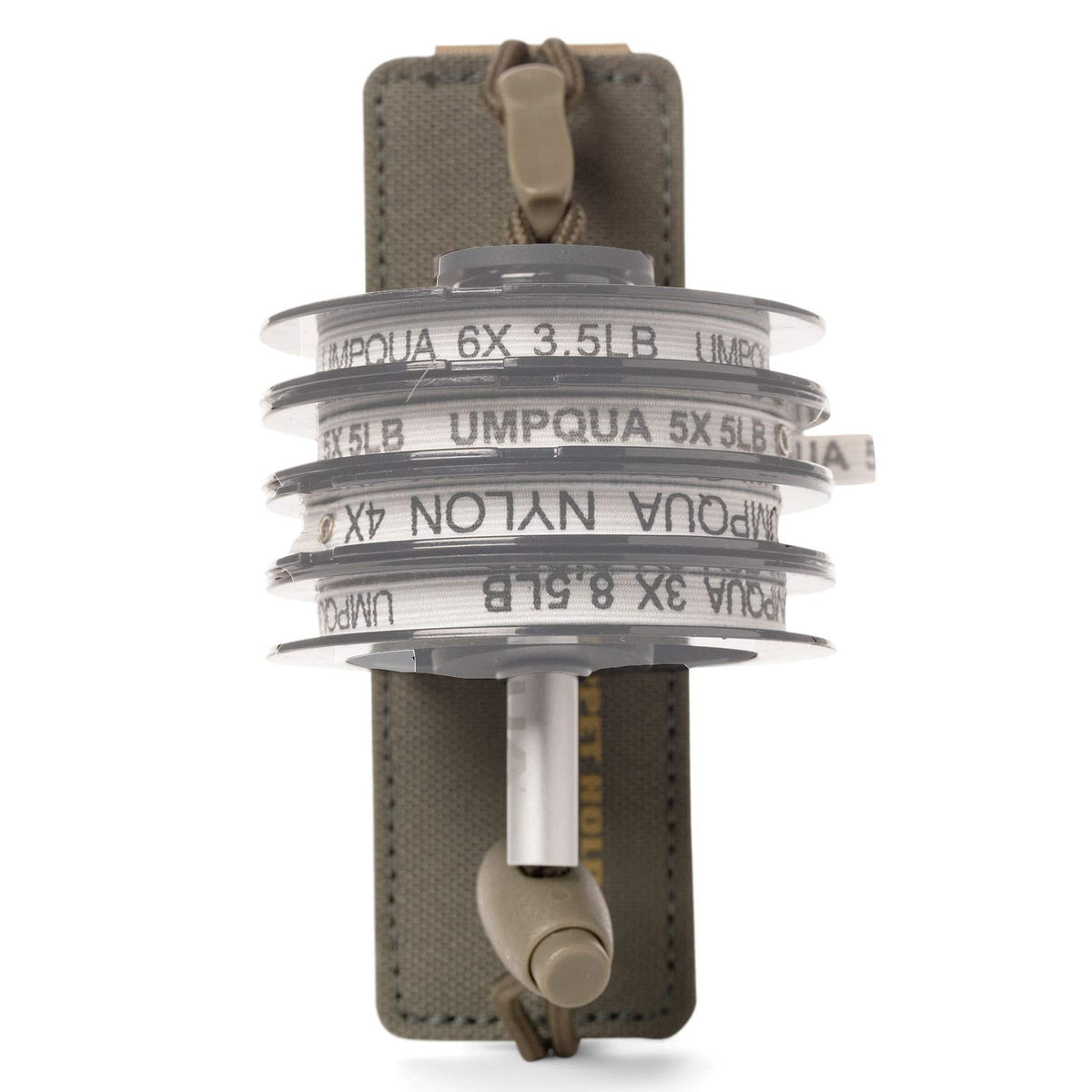 Umpqua ZS2 Tippet Holder Olive - product close-up