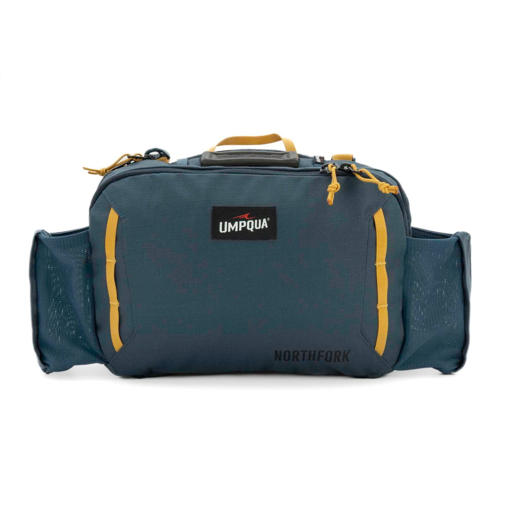 Front view of Umpqua Northfork Waist Pack Cobalt