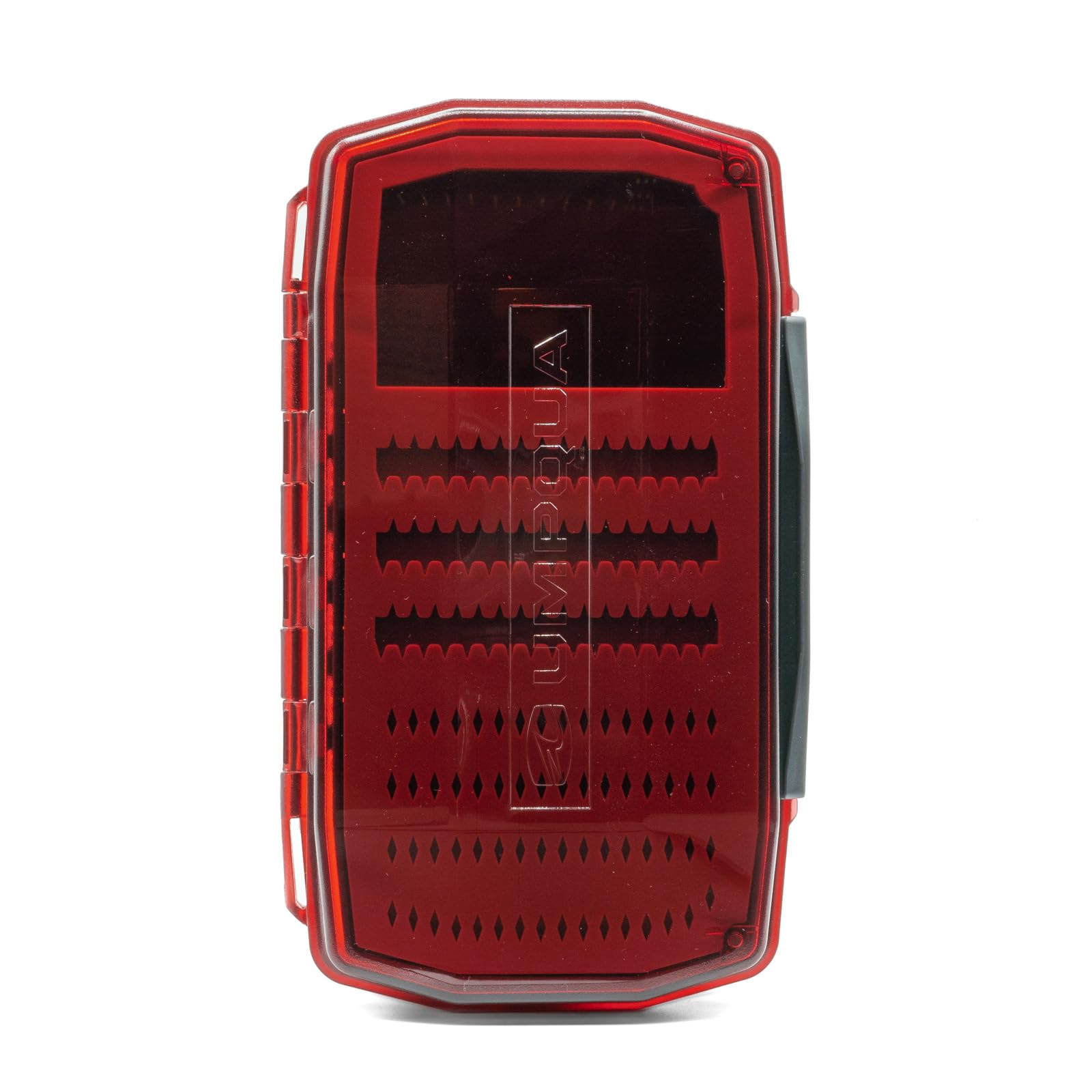 Front view of Umpqua UPG Silicone Waterproof Walkabout Fly Box - Large