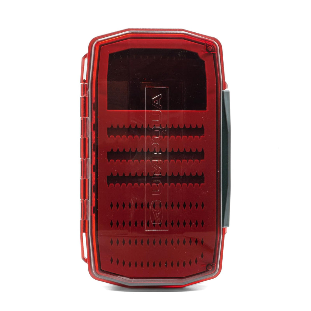 Front view of Umpqua UPG Silicone Waterproof Walkabout Fly Box - Large