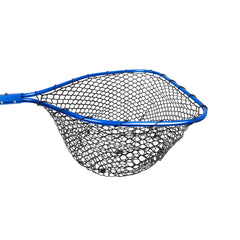 Durable aluminum frame and silicone netting for catch-and-release